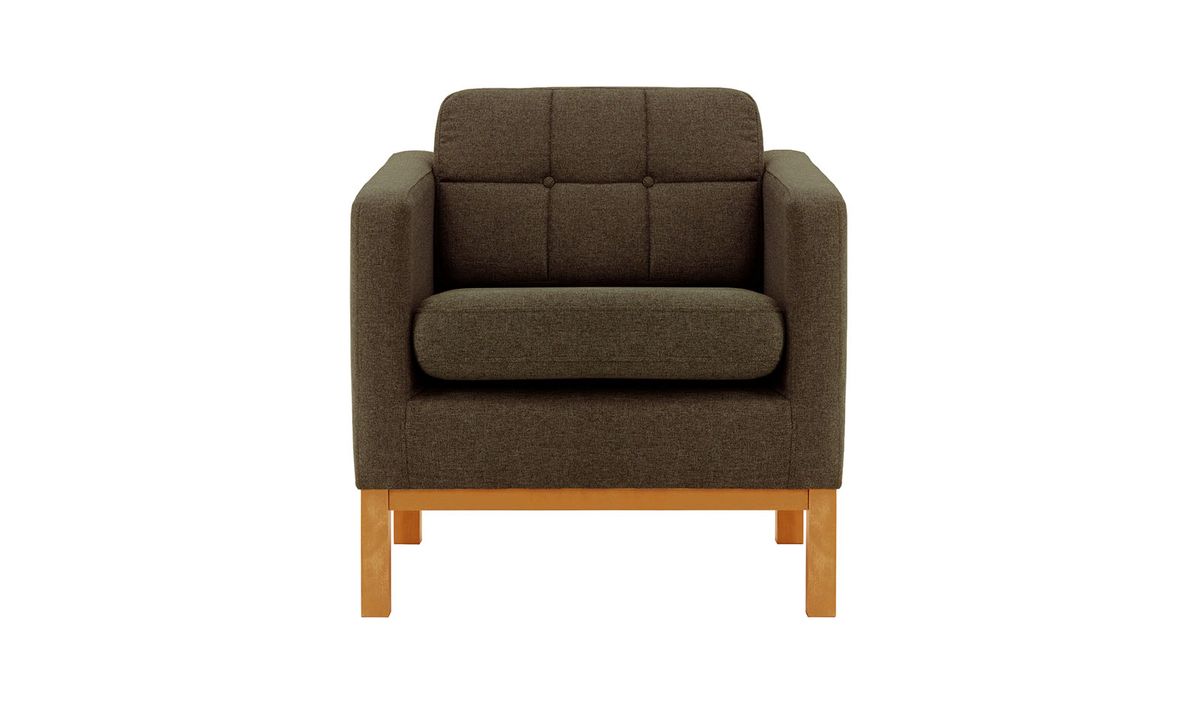 Fauteuil Normann, Malmo 28, Couleur des pieds: aveo