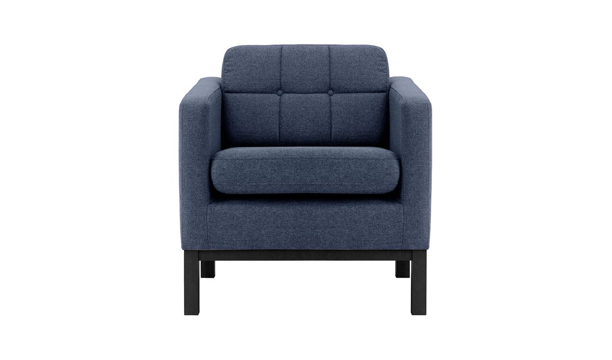Fauteuil Normann, Malmo 79, Couleur des pieds: Noir
