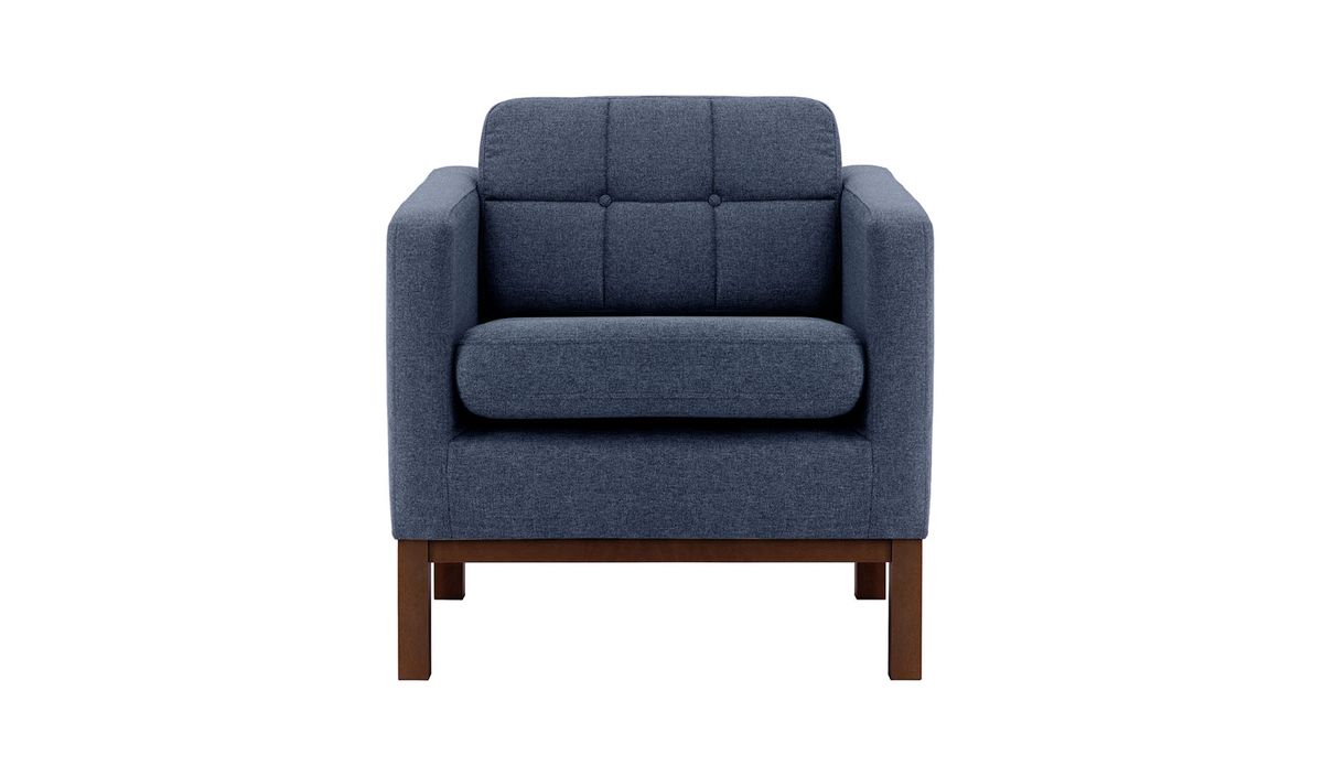 Fauteuil Normann, Malmo 79, Couleur des pieds: Chêne foncé