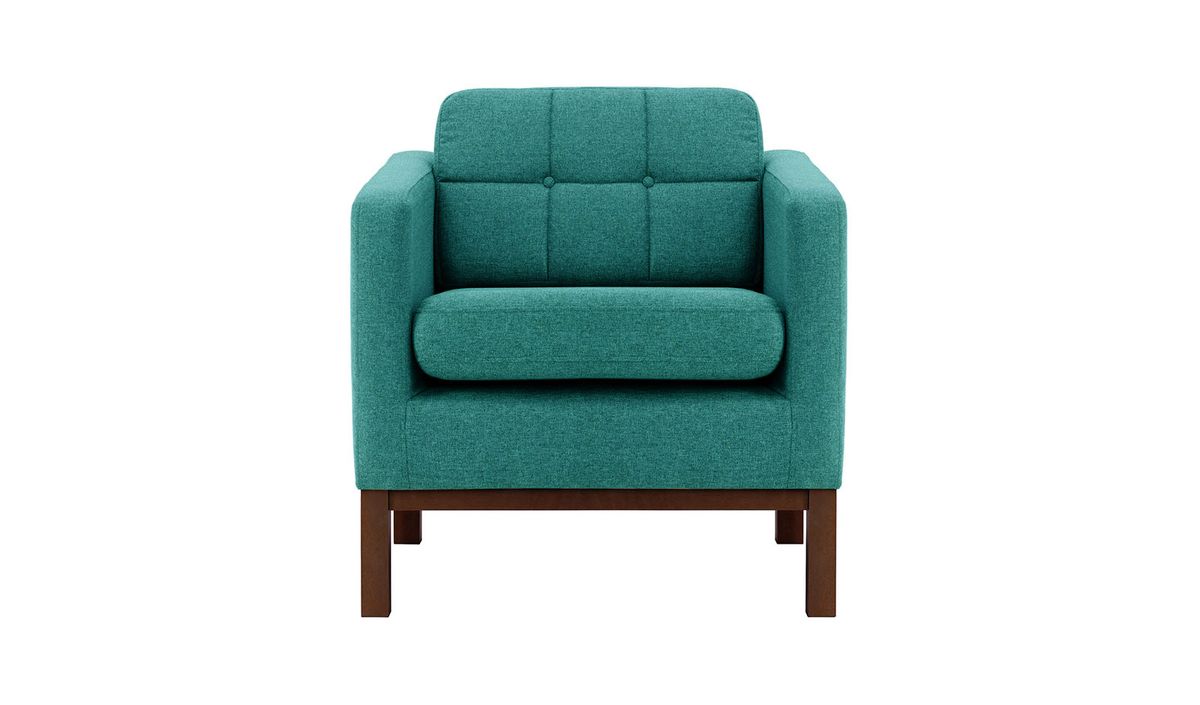 Fauteuil Normann, Malmo 85, Couleur des pieds: Chêne foncé