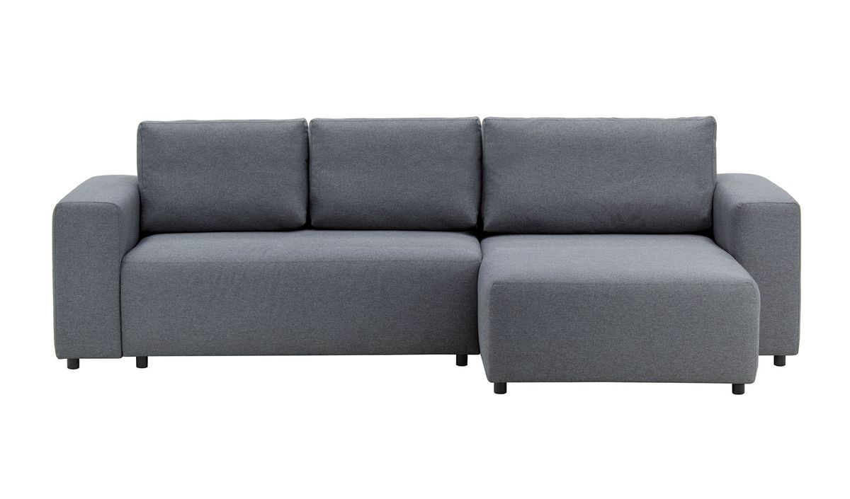 Canapé convertible d’angle droit Solace, gris foncé - Malmo 95