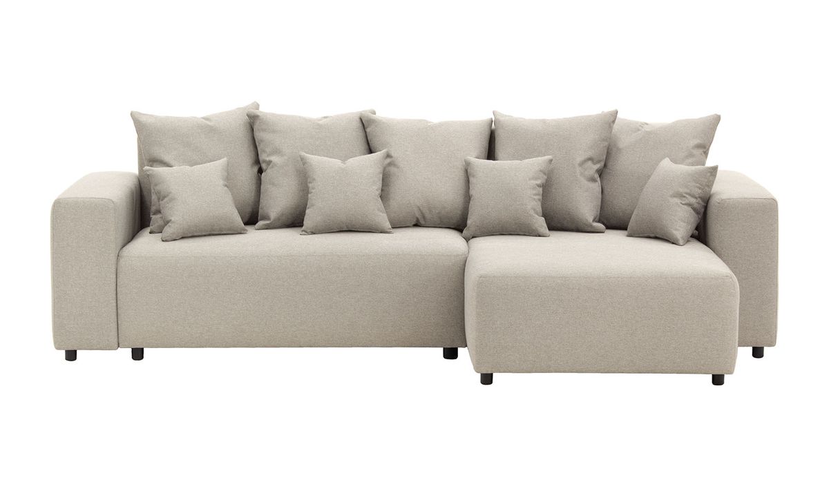 Canapé convertible d’angle droit Homely, beige - Malmo 8