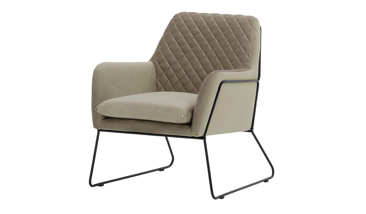 Fauteuil Foxe avec coutures — vue 3
