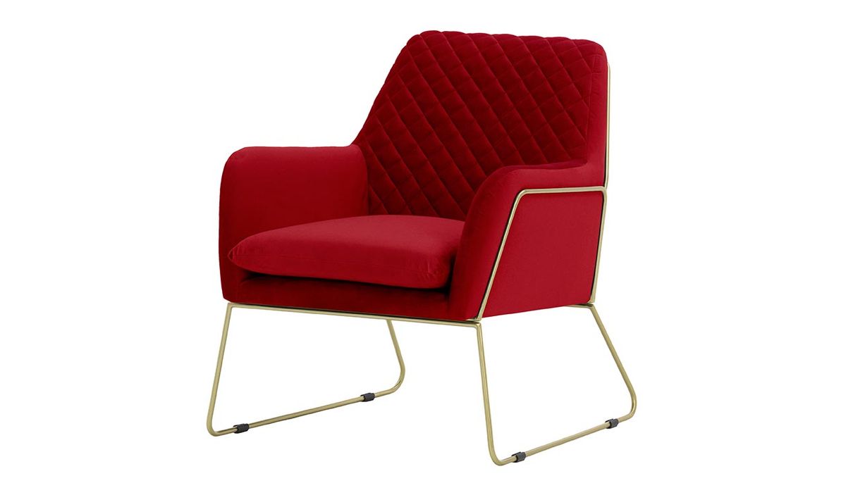 Fauteuil Foxe avec coutures — vue 4
