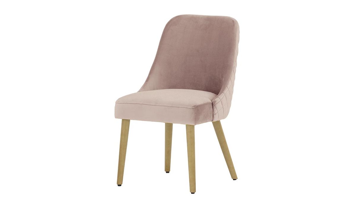 Chaise avec coutures Albion, lila/rose - Velluto 14