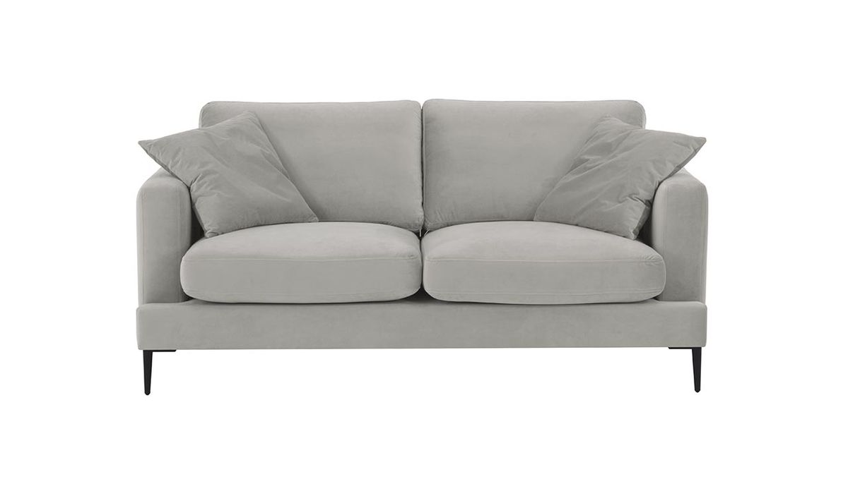Canapé 2,5 places Covex, gris clair - Velluto 15