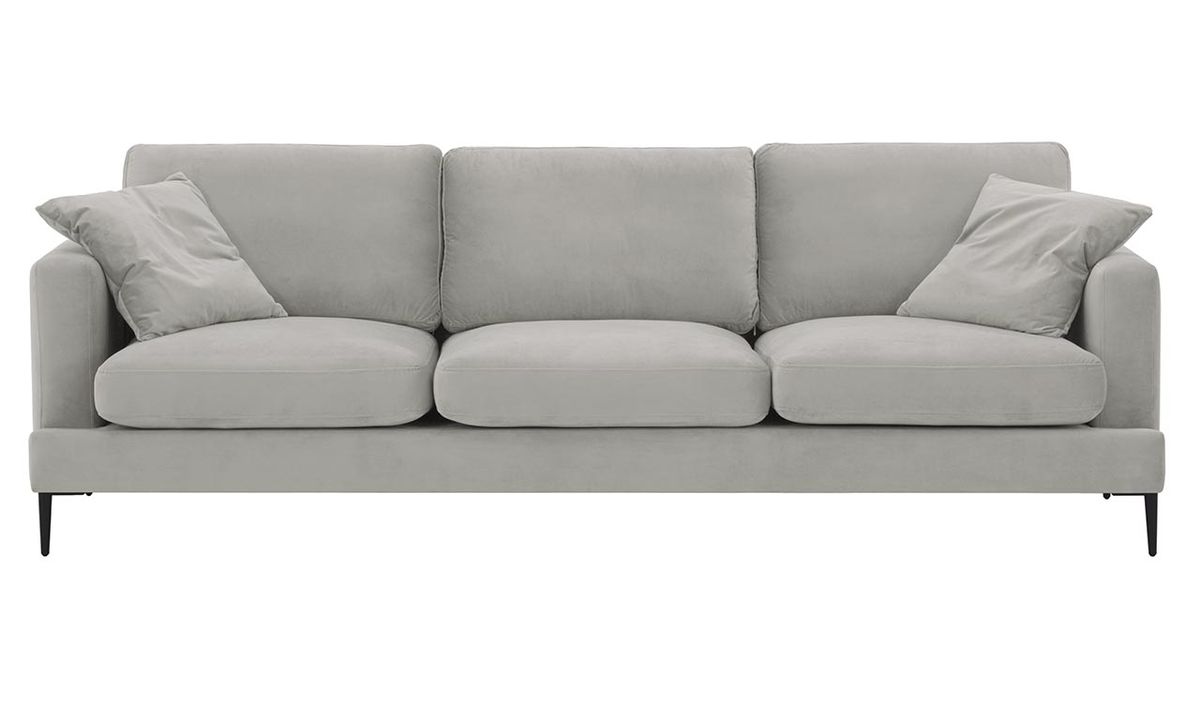 Canapé 3,5 places Covex, gris clair - Velluto 15