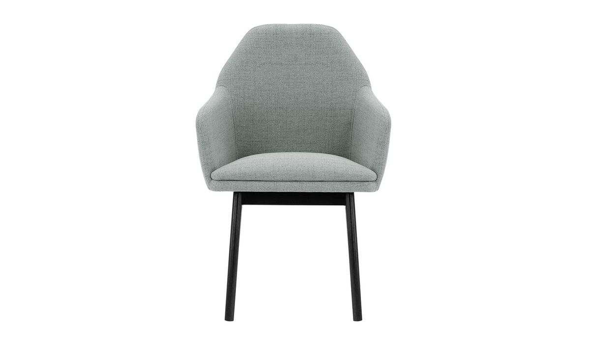 Chaise Buzz, gris - Cablo 14, Couleur des pieds: Noir