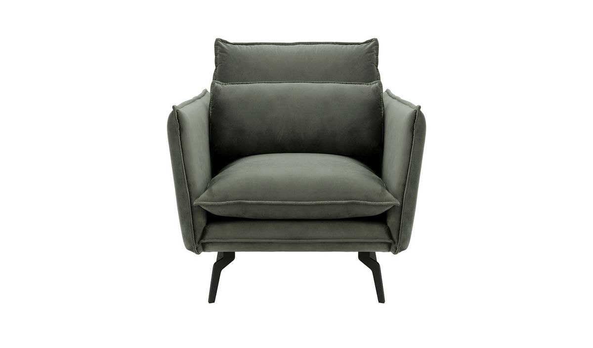 Fauteuil Layla, graphite - Velluto 19