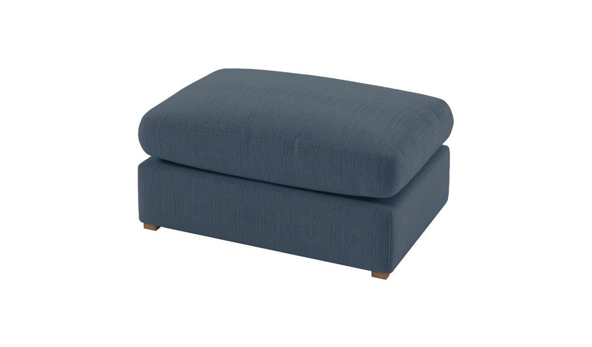 Pouf modulaire Capitol, bleu foncé - Sawana 80
