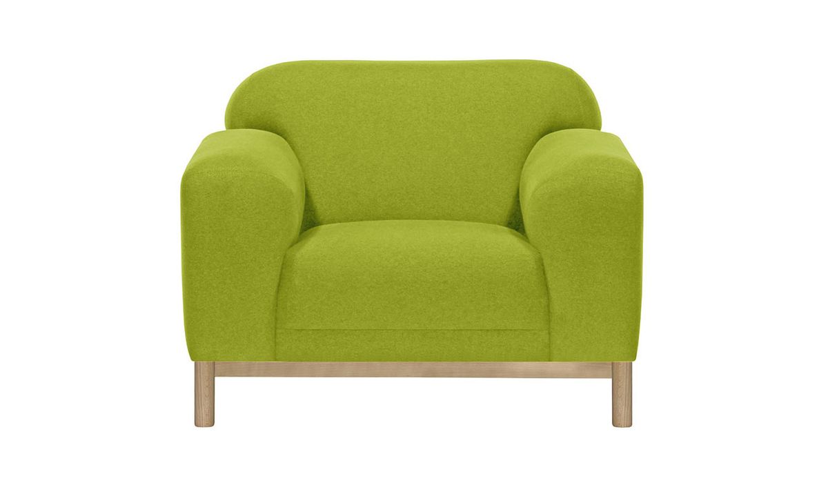 Fauteuil Sepia, vert citron - Baku 7