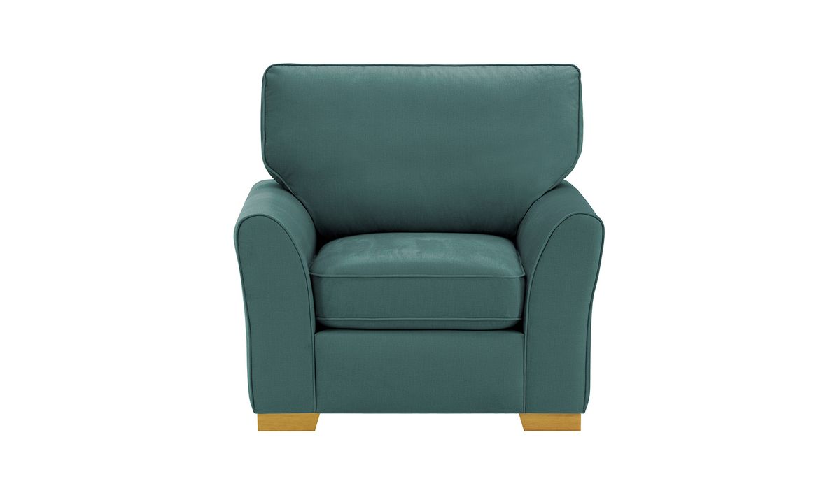 Fauteuil Serena, Fancy 11, Couleur des pieds: Chêne clair — vue 6