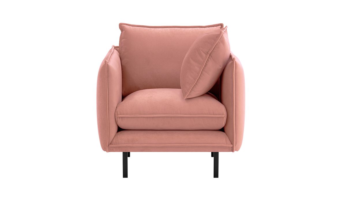 Fauteuil Nimbus, rose delavé - Kronos 29