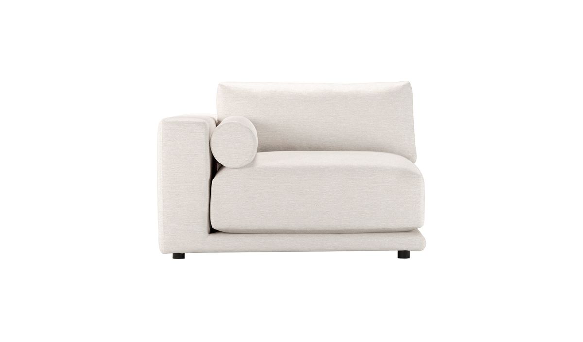 Module une place avec accoudoir gauche Tao, Nordic 2 - beige clair