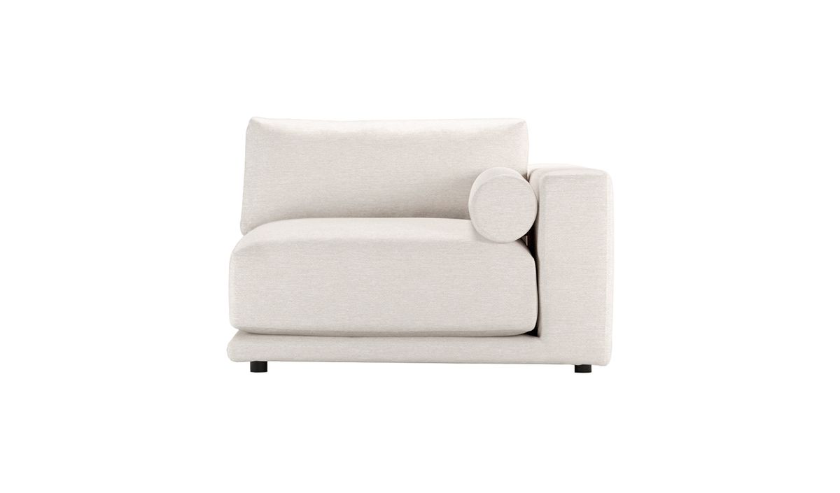 Module une place avec accoudoir droit Tao, Nordic 2 - beige clair