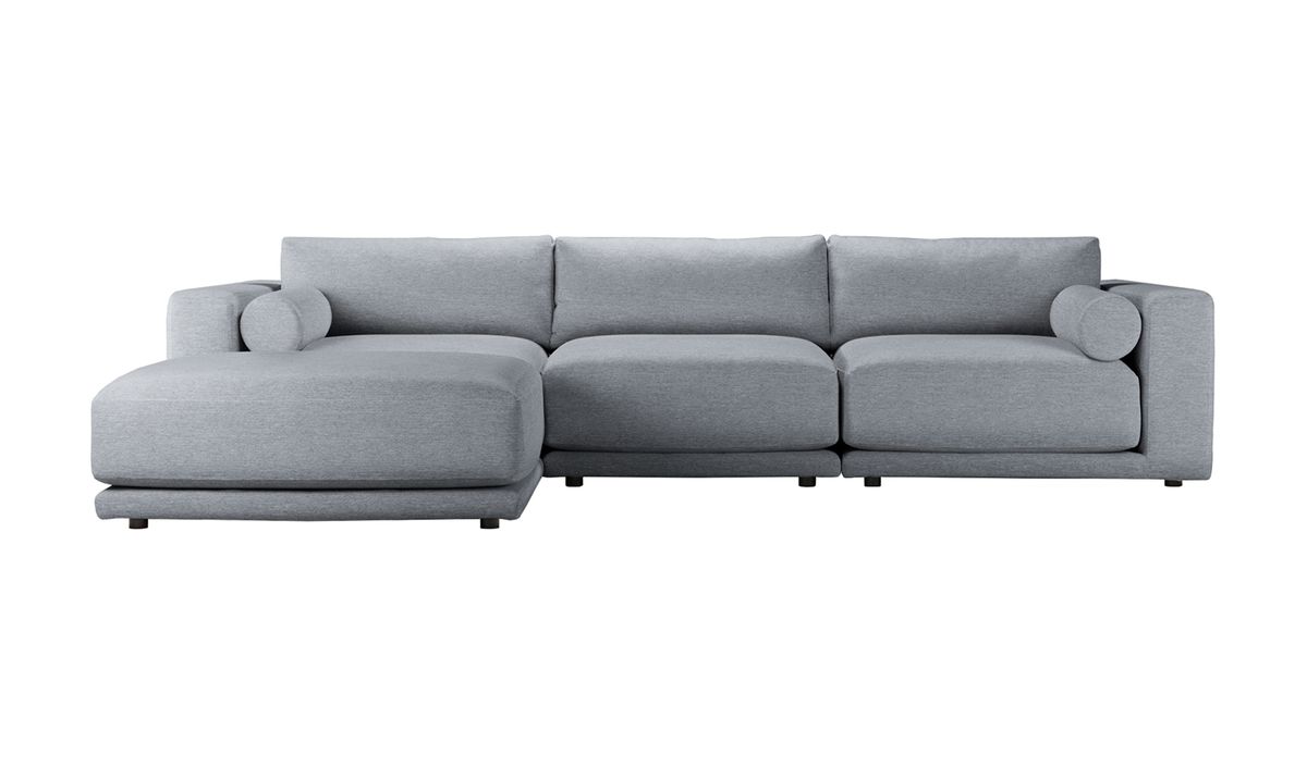 Canapé d’angle modulaire Tao, Nordic 17 - anthracite