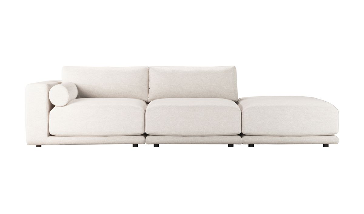 Canapé modulable avec méridienne Tao, Nordic 2 - beige clair