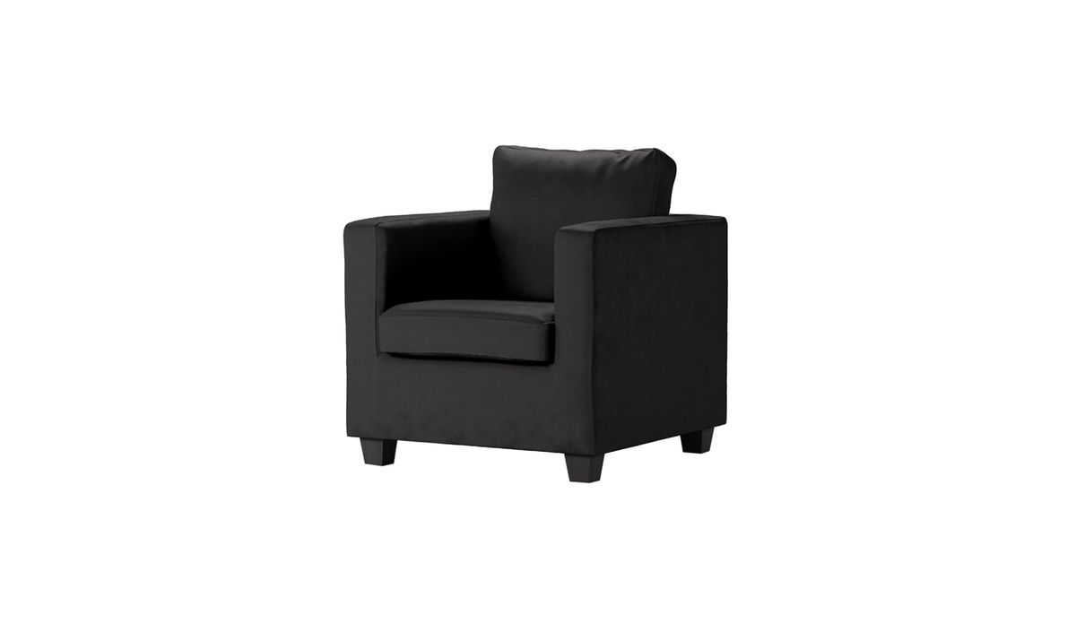 Fauteuil Thunder, noir - Velluto 20