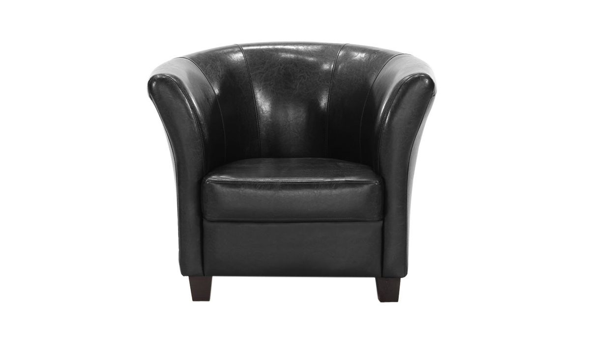 Fauteuil en simili cuir Hobby — vue 3