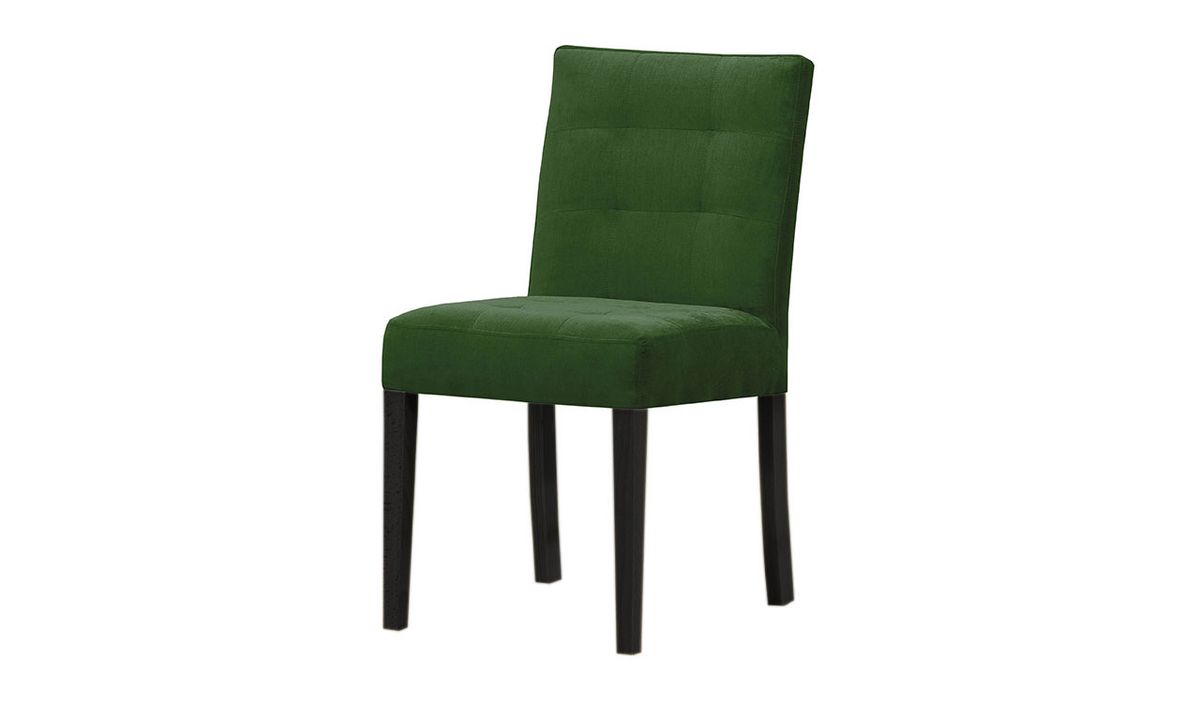 Chaise Mia, vert bouteille - Kronos 14, Couleur des pieds: Noir