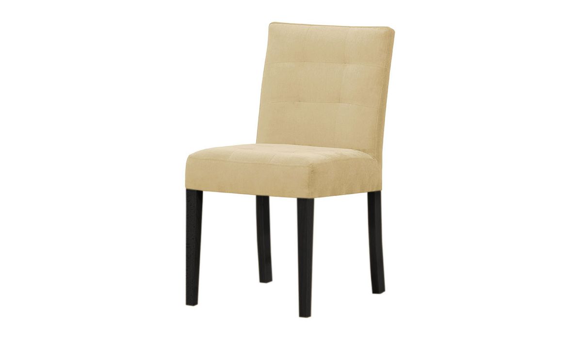 Chaise Mia, crème - Kronos 35, Couleur des pieds: Noir