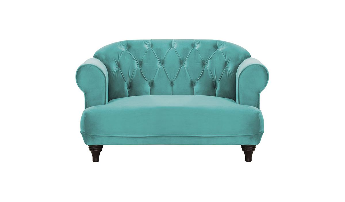 Canapé deux places Harto, bleu ciel - Kronos 12