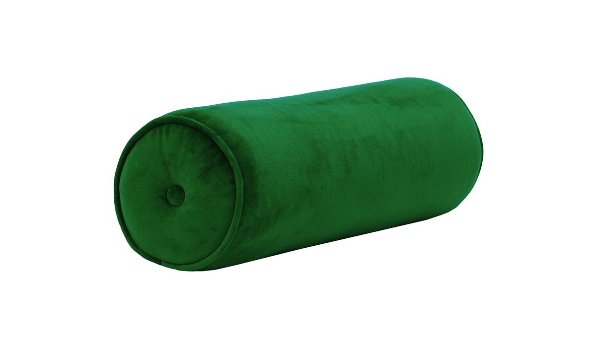 Coussin rouleau en velours. — vue 7