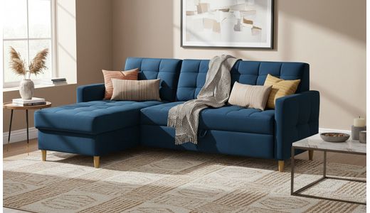 narożnik rozkładany z pojemnikiem na pościel narożnik rozkładany z pojemnikiem na pościel