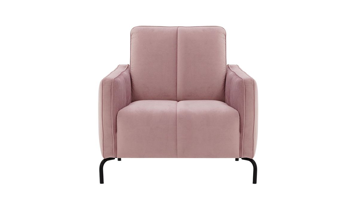 Fauteuil Opus Velvet, lila/rose - Velluto 14