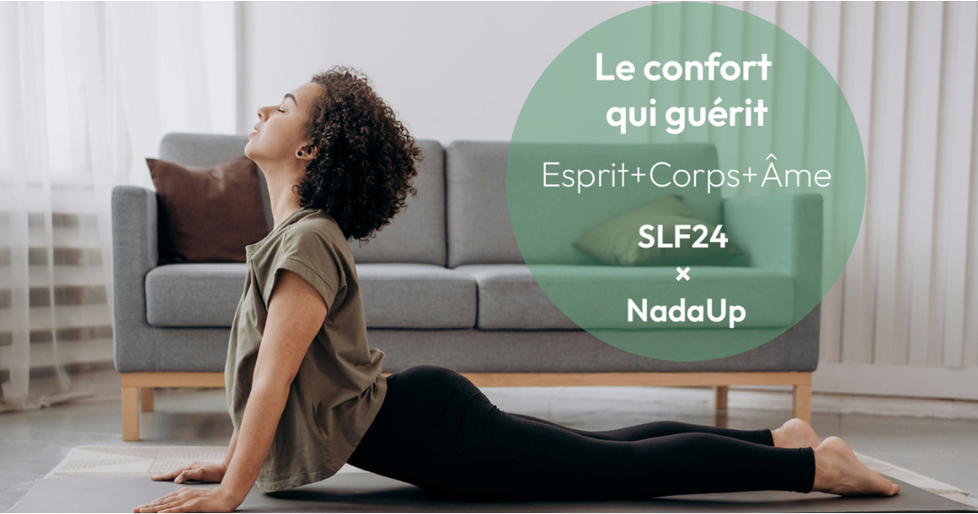 Un canapé qui soutient le corps, l’esprit et l’âme : la vision SLF24 × NadaUp pour un bien-être global