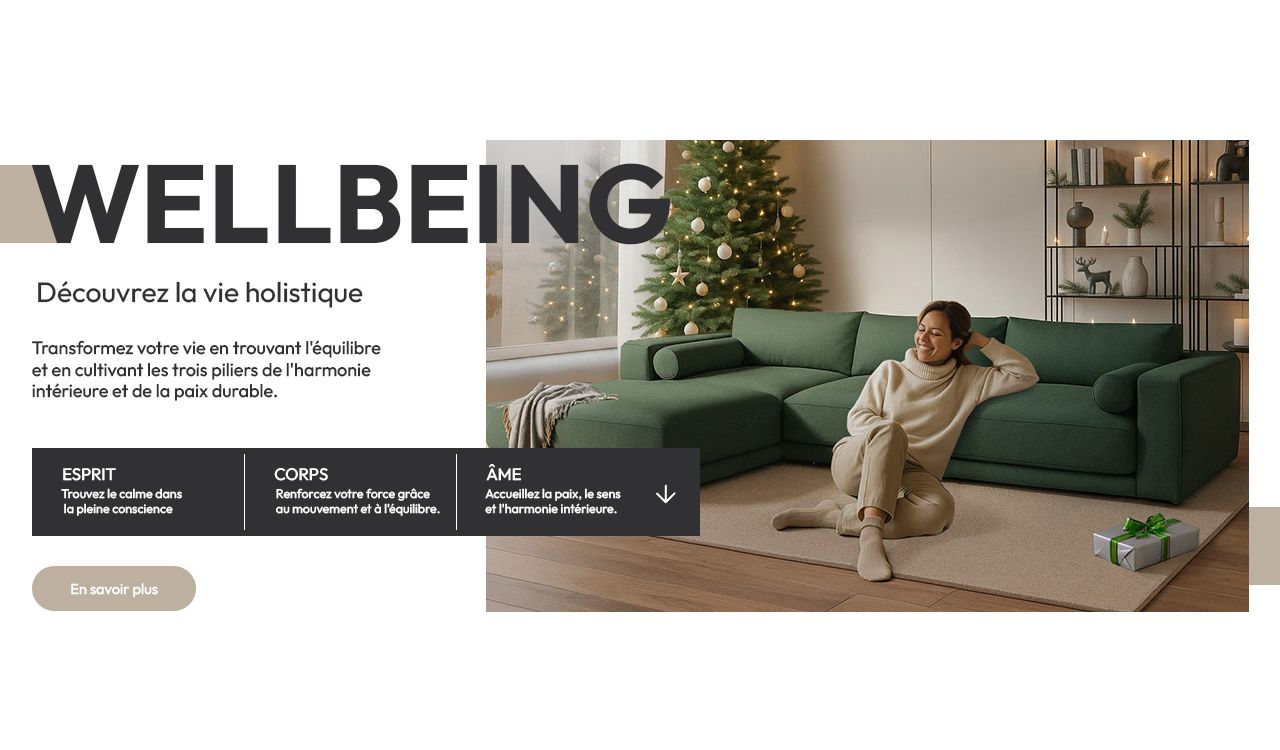 Un canapé qui soutient le corps, l’esprit et l’âme