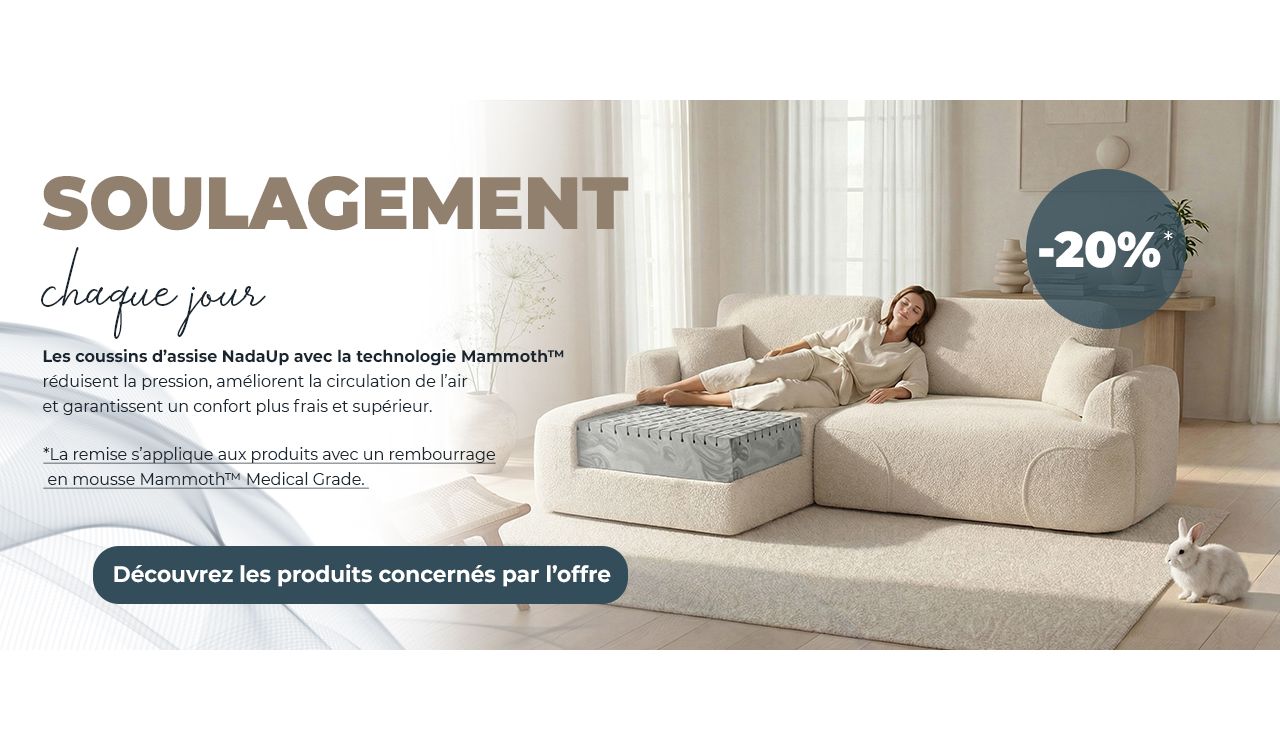 Confort au quotidien – canapé avec mousse Mammoth™ Medical Grade -20%