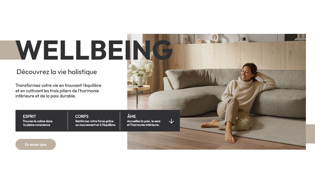 Un canapé qui soutient le corps, l’esprit et l’âme