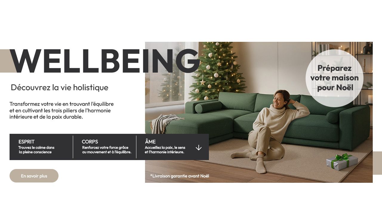 Un canapé qui soutient le corps, l’esprit et l’âme